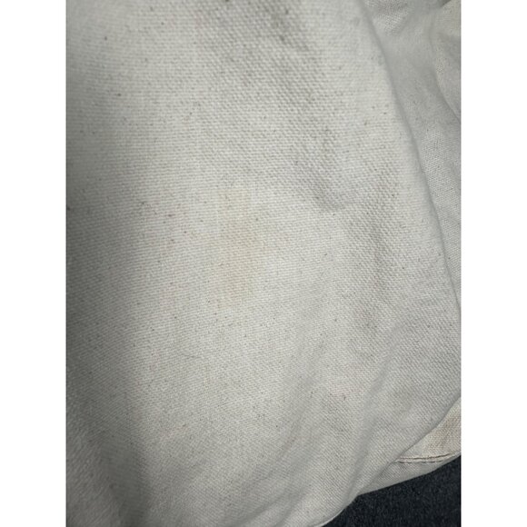 Thirty One Retro Metro Canvas Tote Bag Crossbody Natural Butterfly Boho Indie - Picture 15 of 16